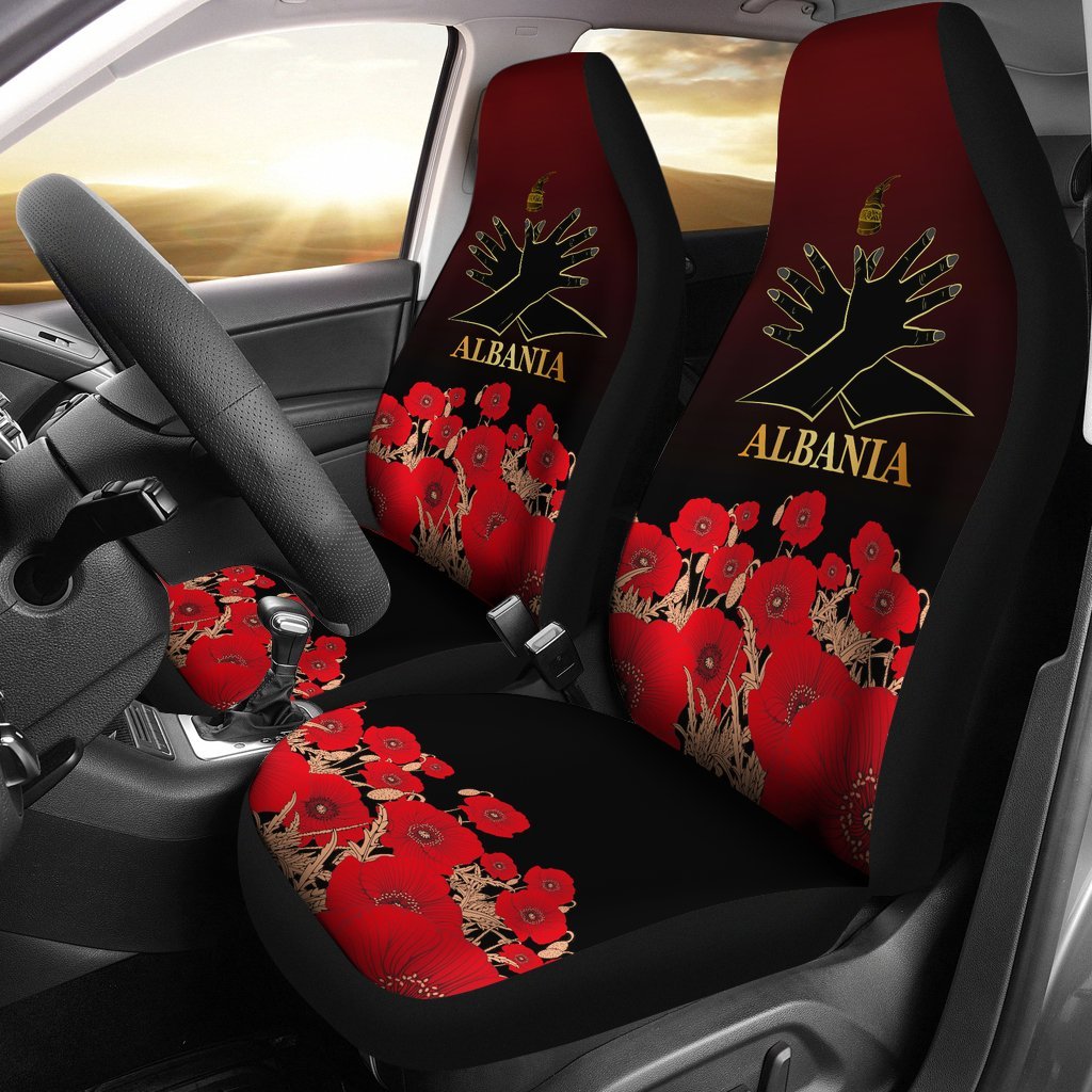 albania-flag-double-eagle-hand-car-seat-covers