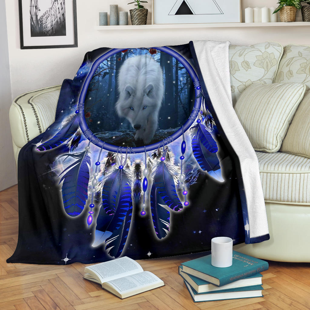 wolf-blue-galaxy-blanket
