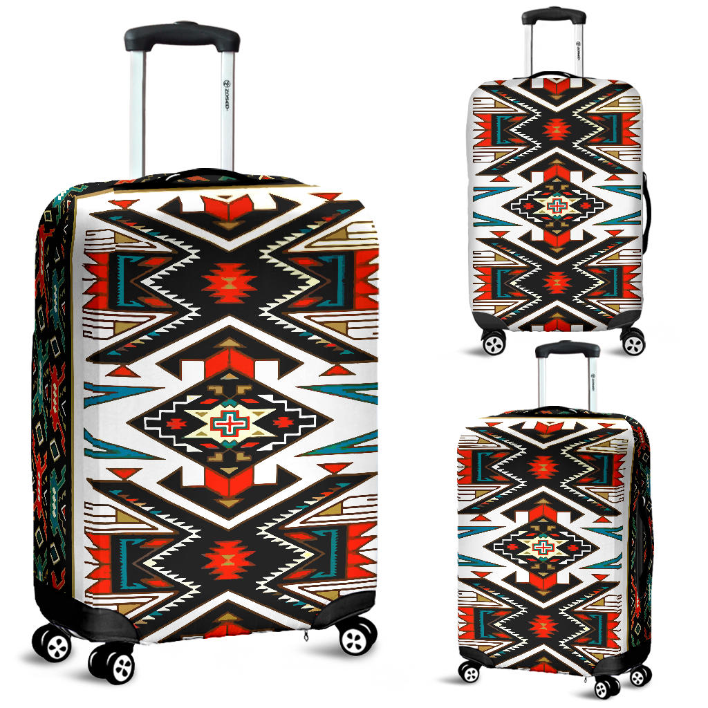 Tribal Pattern Colorful Native American Luggage Covers LT10 - Wonder Print Shop