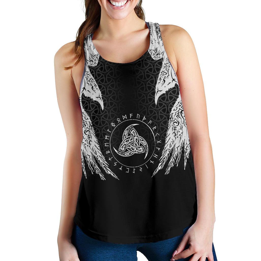 Viking Women's Racerback Tank Muninn RLT12 - Wonder Print Shop