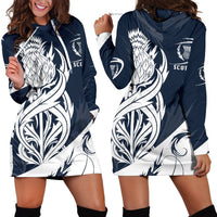 Scottish Rugby Hoodie Dress Thistle Vibes Navy - Wonder Print Shop