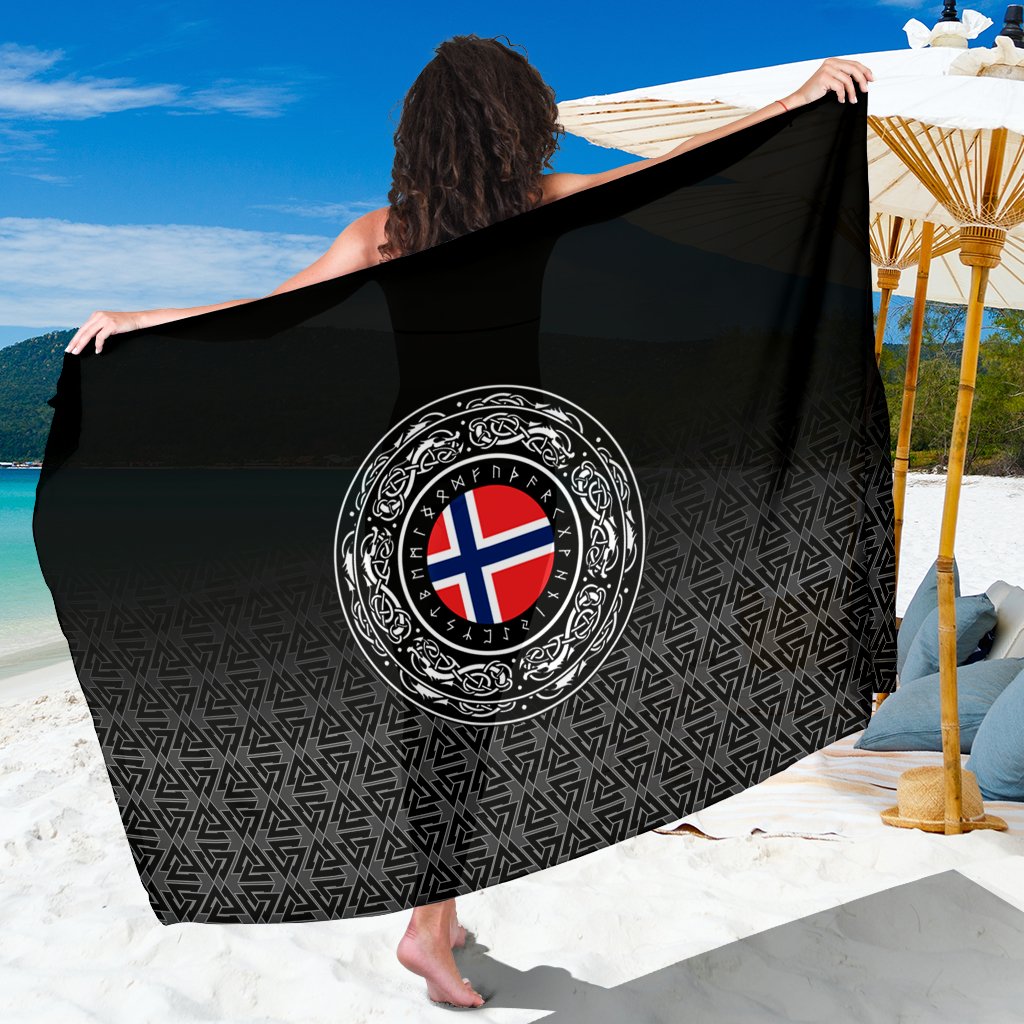 Viking Sarong - Norway Coat Of Arms RLT12 - Wonder Print Shop
