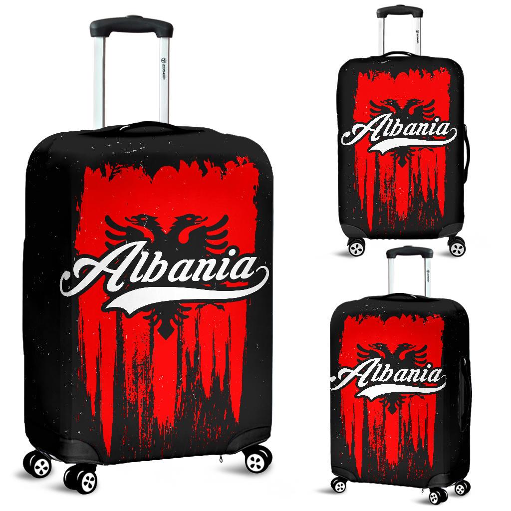 albania-grunge-flag-luggage-cover