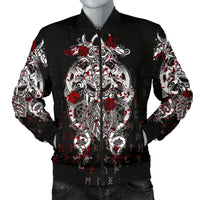 Viking Tyr Tattoo Blood Men's Bomber Jacket RLT12 - Wonder Print Shop