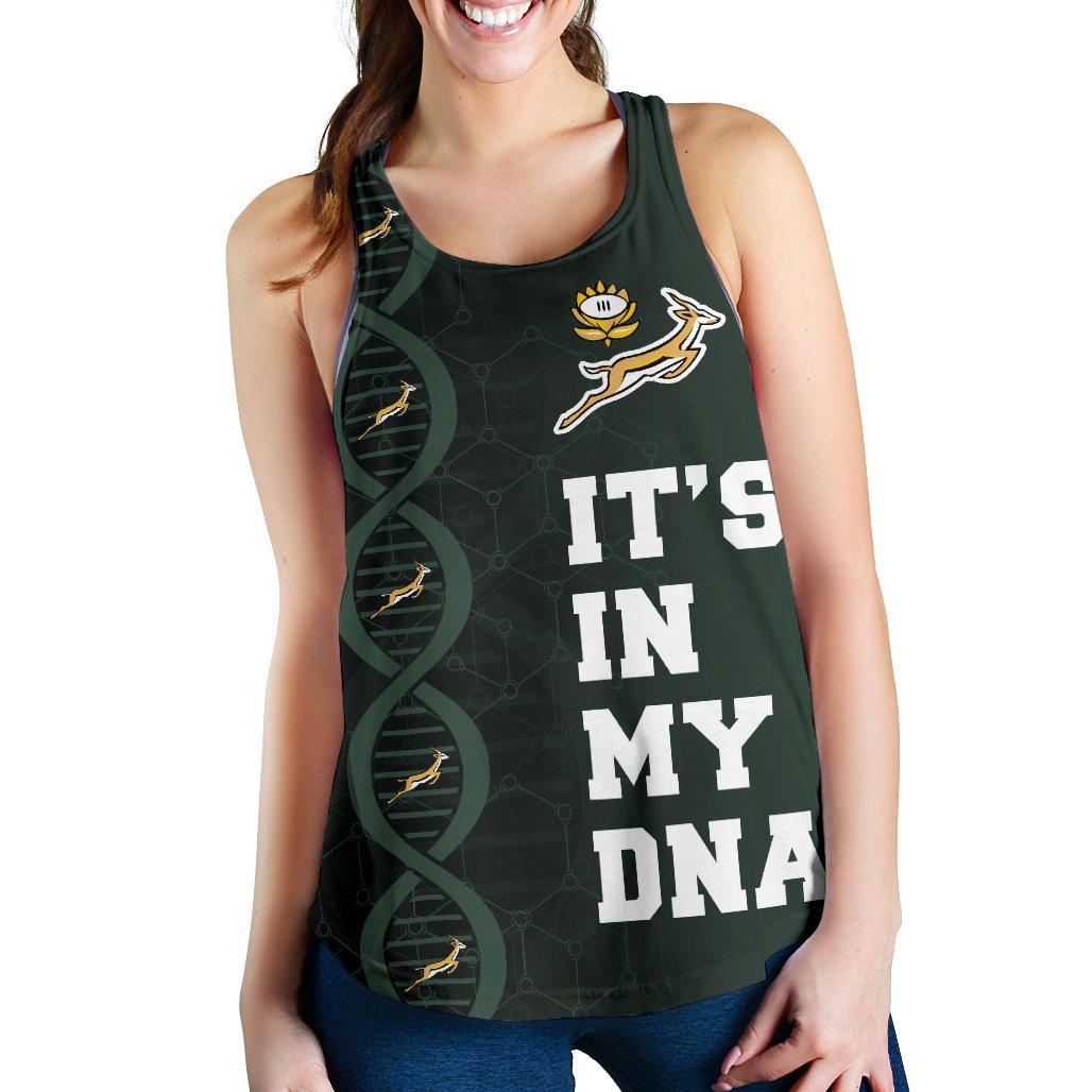 South Africa Springboks Dna Women Tank Top - Wonder Print Shop