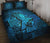 Viking Quilt Bed Set - Raven Odin Celtic Cyan RLT12 - Wonder Print Shop