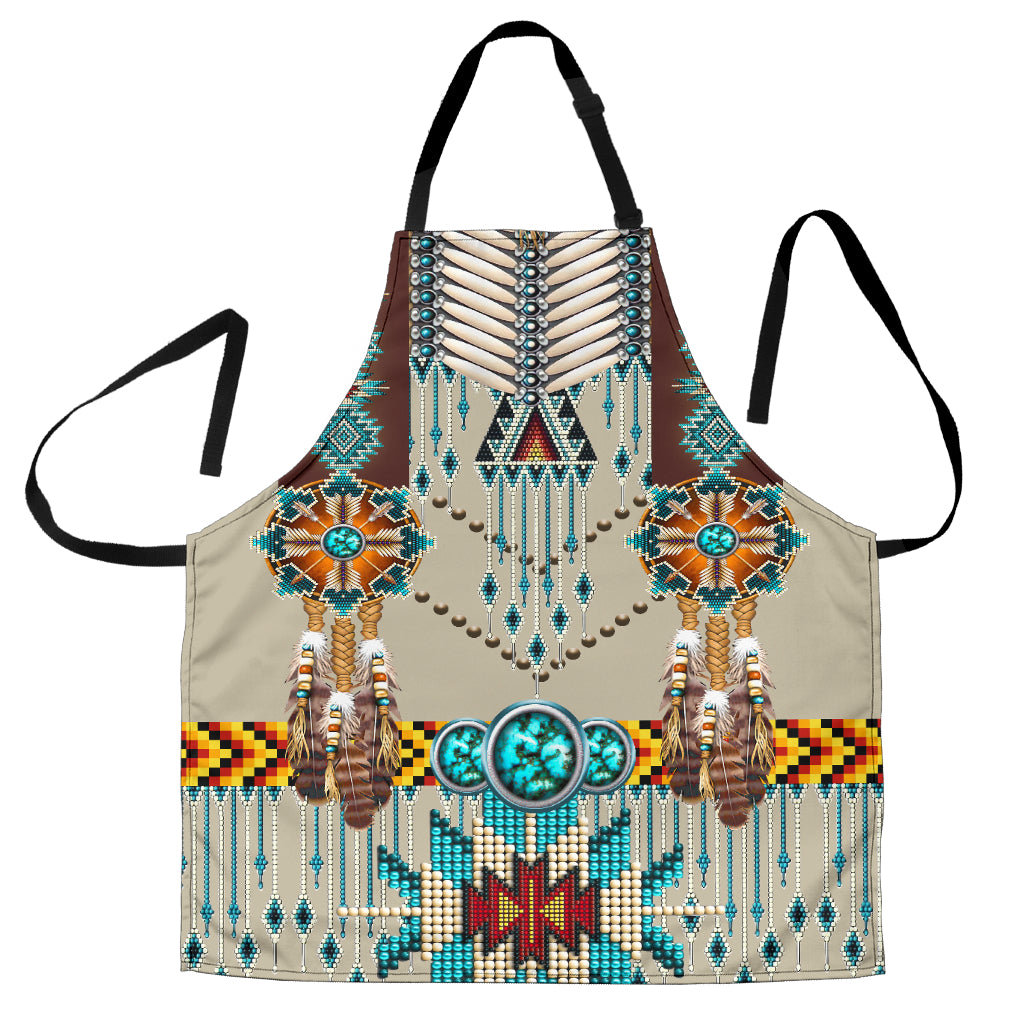 turquoise-blue-pattern-breastplate-native-american-apron