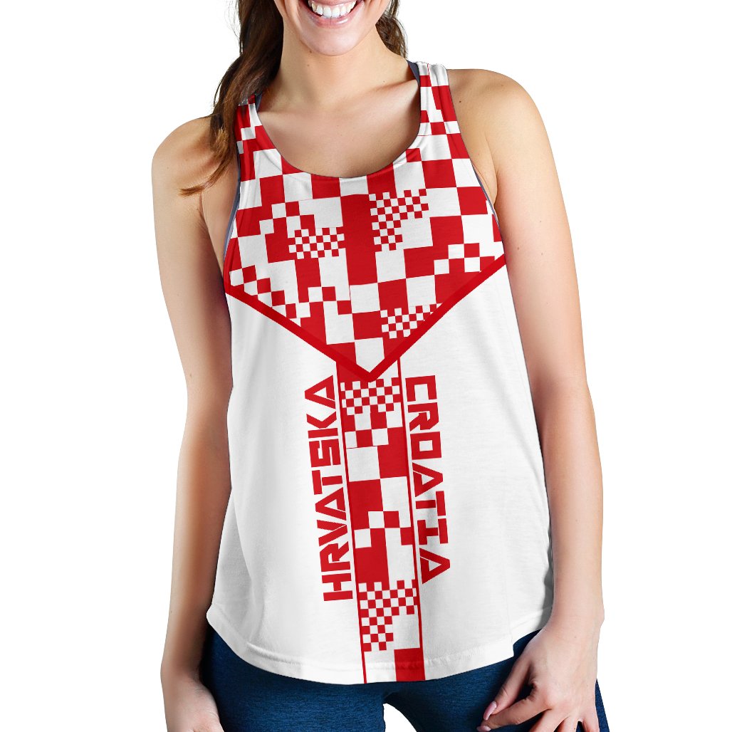 Croatia Racerback Tank - Croatian Team - Wonder Print Shop