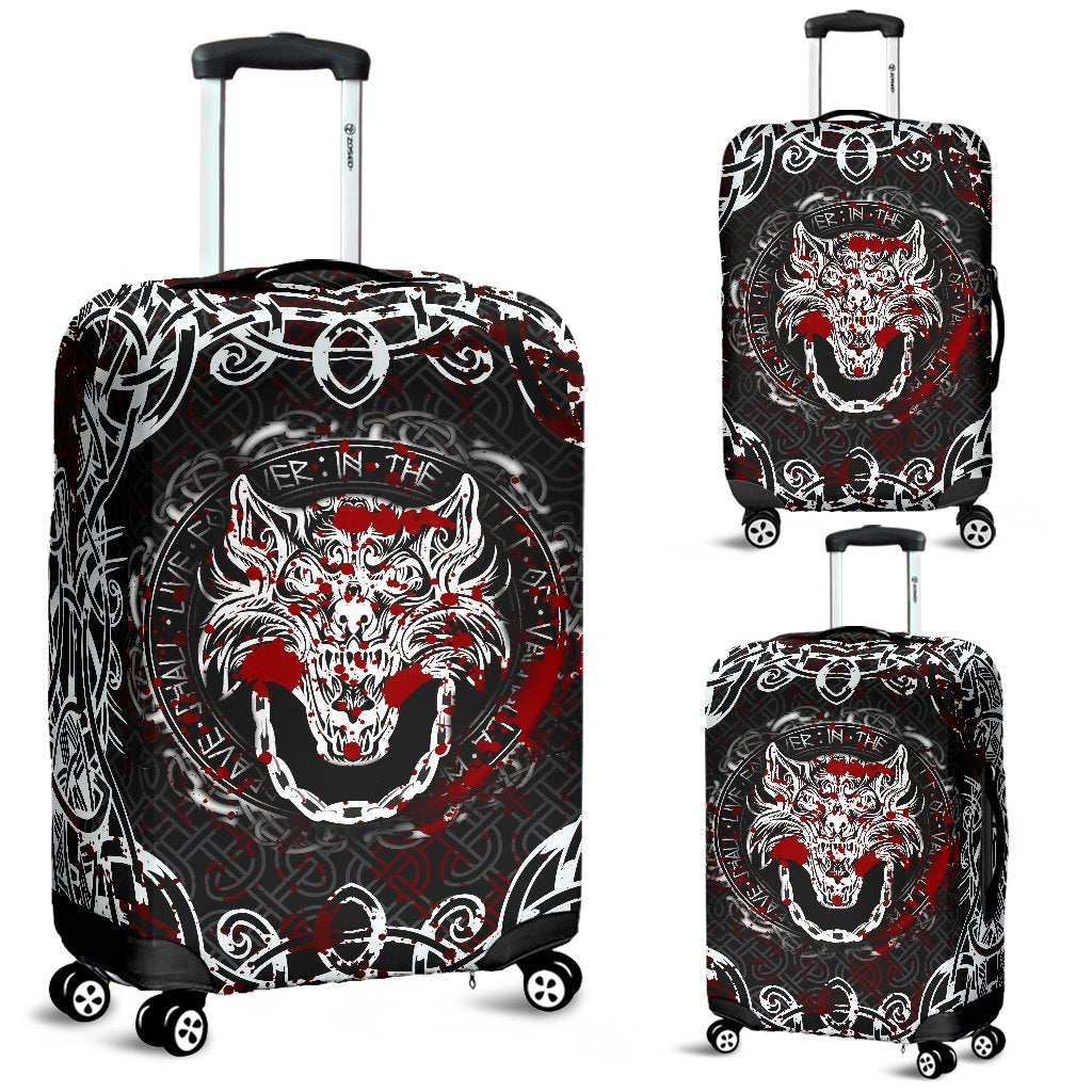 Viking Luggage Covers - Fenrir Viking Blood 3D RLT12 - Wonder Print Shop
