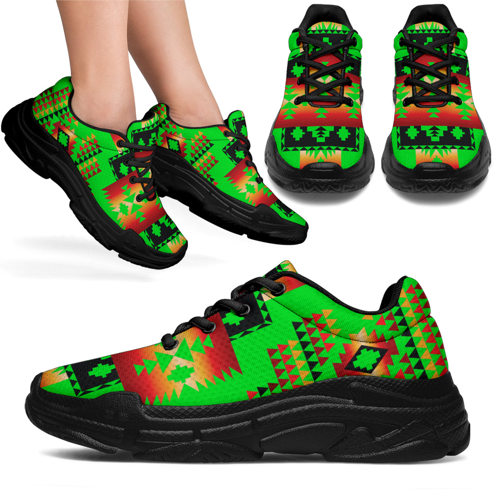 green-neon-native-tribes-native-american-chunky-sneakers