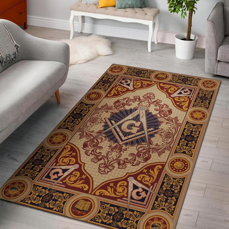 Wonder Print Shop Area Rug Freemason G18 Style LT10 - Wonder Print Shop
