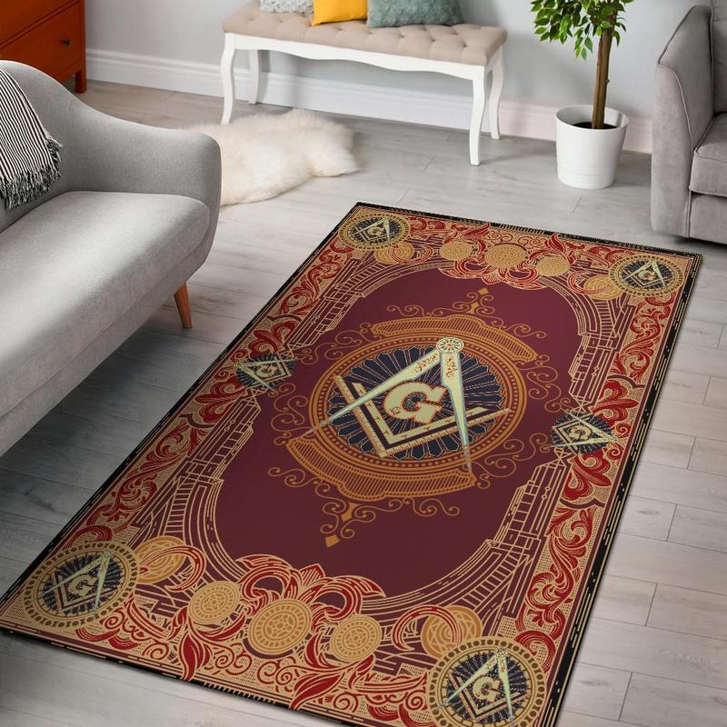 Wonder Print Shop Area Rug Freemason G1 Style LT10 - Wonder Print Shop