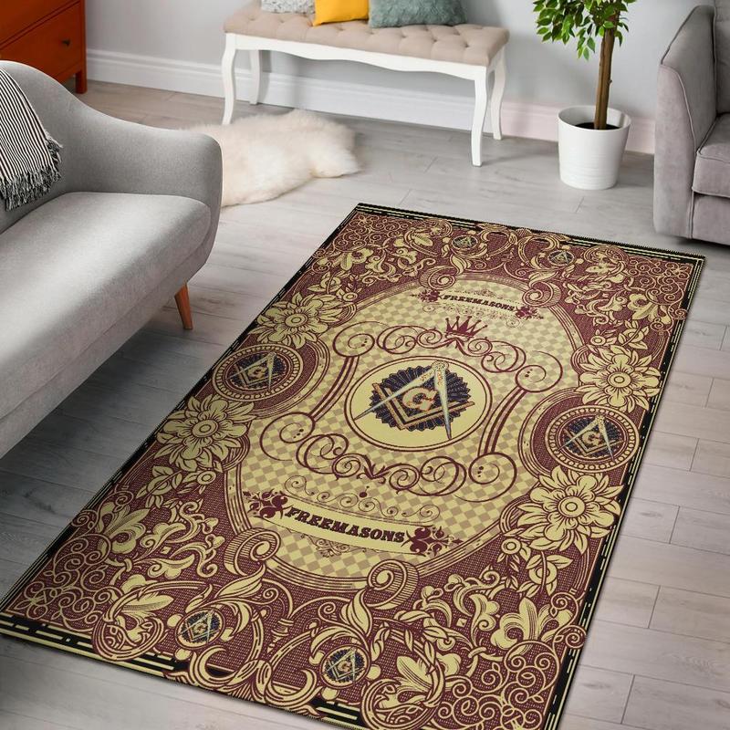 Wonder Print Shop Area Rug Freemason G4 Style LT10 - Wonder Print Shop