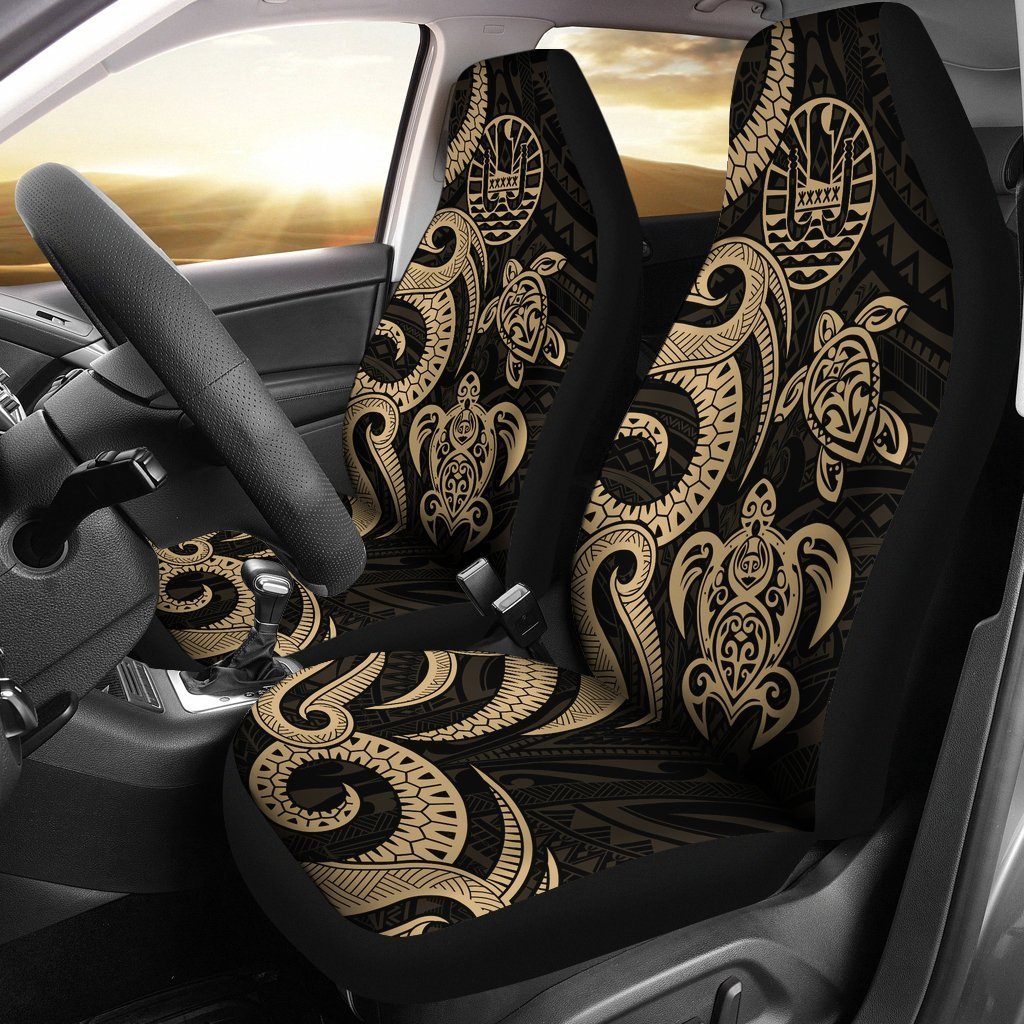 tahiti-polynesian-car-seat-covers-gold-tentacle-turtle