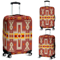 Tan Tribe Design Native American Luggage Covers LT10 - Wonder Print Shop