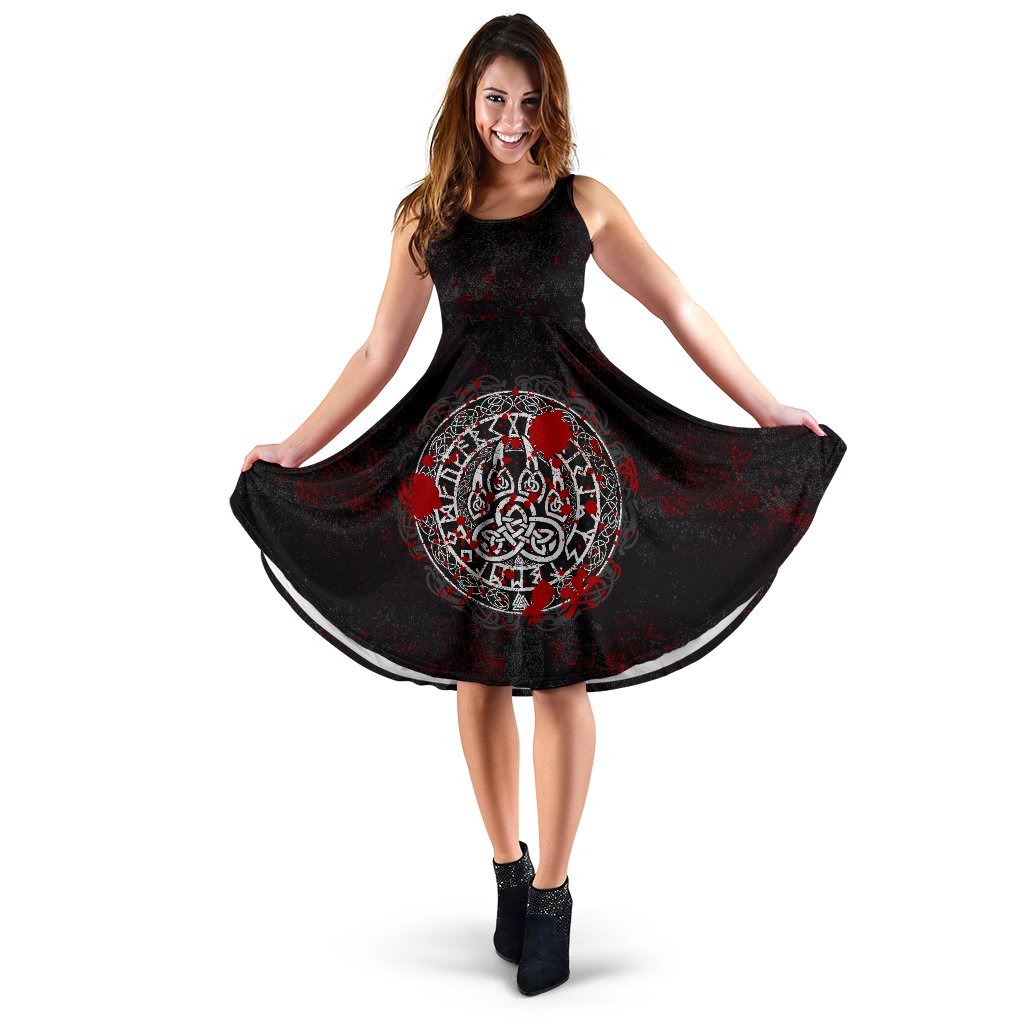 viking-womens-dress-viking-bear-claws-blood-tattoo