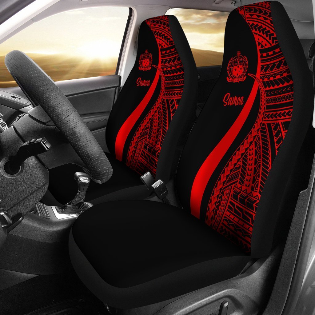samoa-car-seat-covers-red-polynesian-tentacle-tribal-pattern