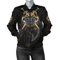 Viking Women's Bomber Jacket Lion RLT12 - Wonder Print Shop