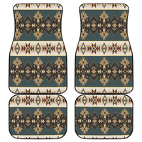 Native American Navajo Geometric Seamless PatternFront and Back Car Mats Set Of 4 LT10 - Wonder Print Shop