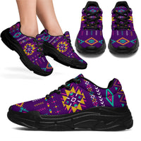 native-american-light-purple-pattern-chunky-sneakers