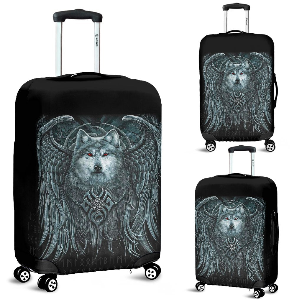 Viking Luggage Covers, Spiral Wolf Spirit RLT12 - Wonder Print Shop