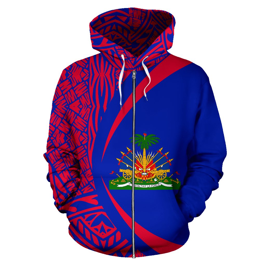 haiti-flag-polynesian-all-over-zip-up-hoodie-circle-style-02