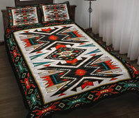 Tribal Color Pattern Native American Design Quilt Bed Set LT10 - Wonder Print Shop