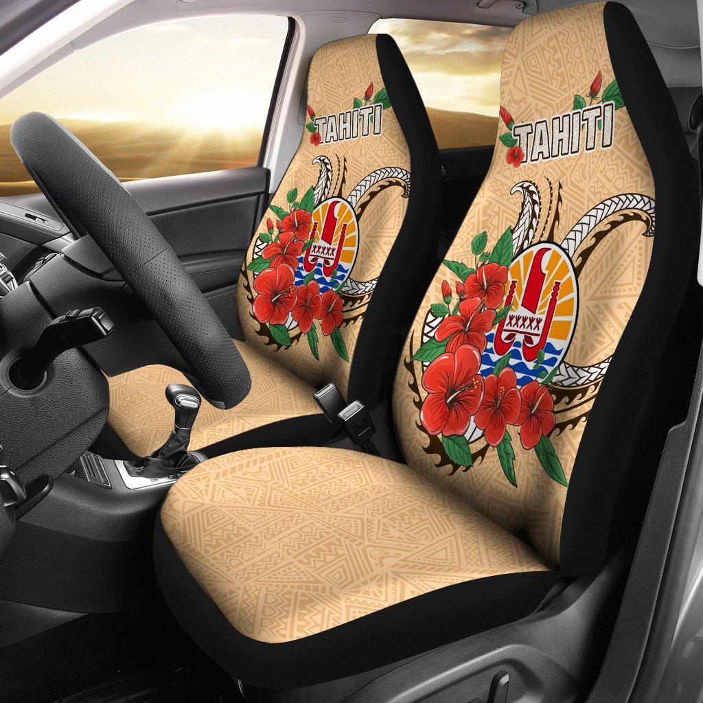 tahiti-polynesian-car-seat-covers-hibiscus-coat-of-arm-beige