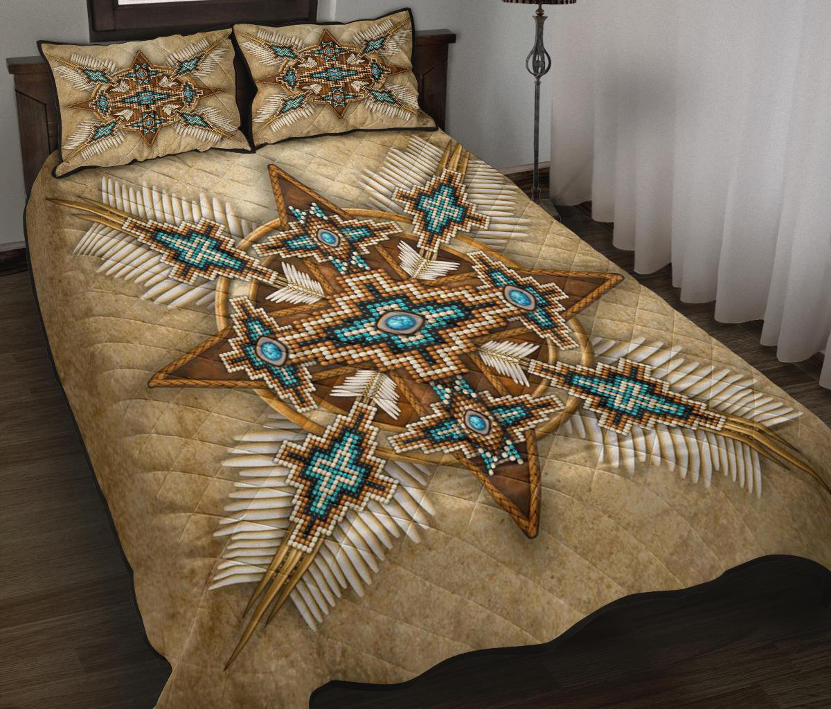 brown-arts-native-american-quilt-bed-set