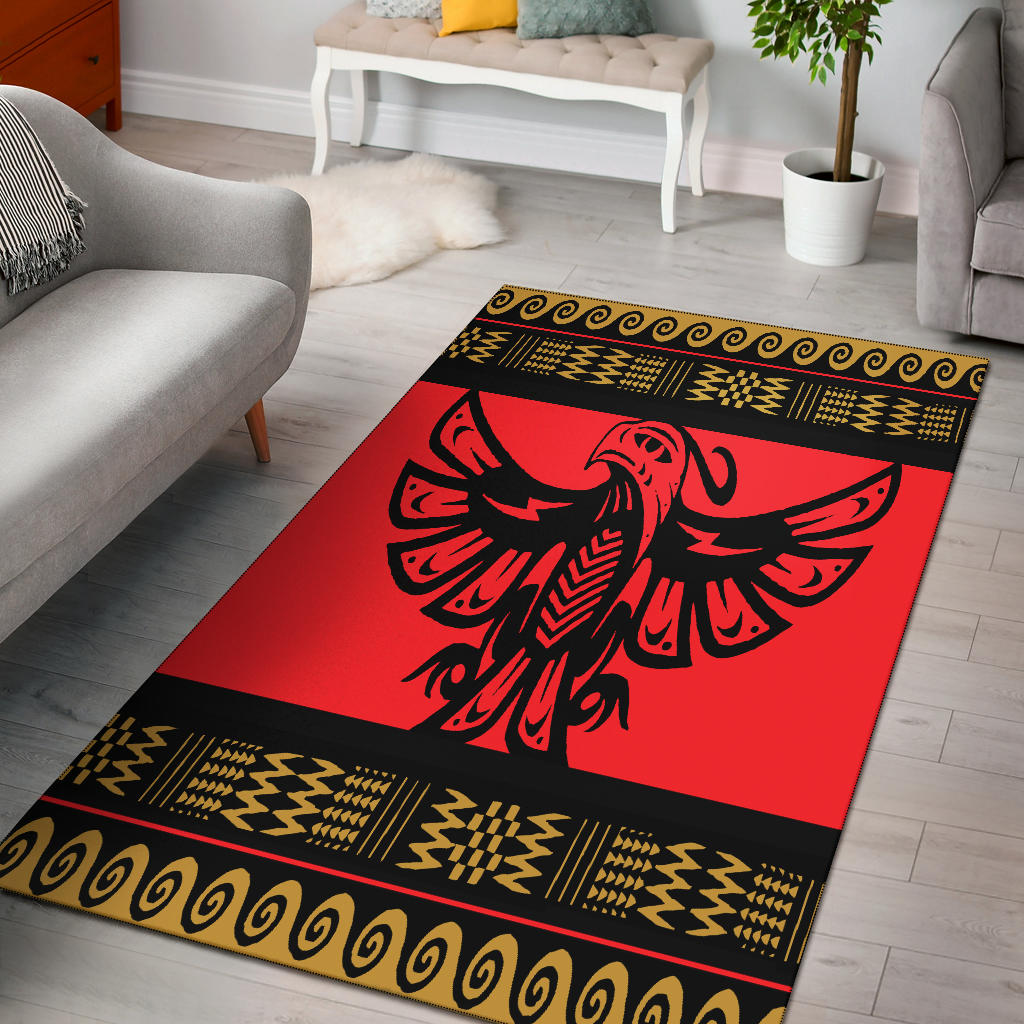 Red Phoenix Native American Area Rug LT10 - Wonder Print Shop