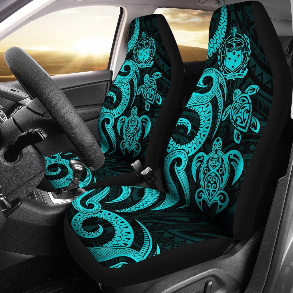 samoa-polynesian-car-seat-covers-turquoise-tentacle-turtle