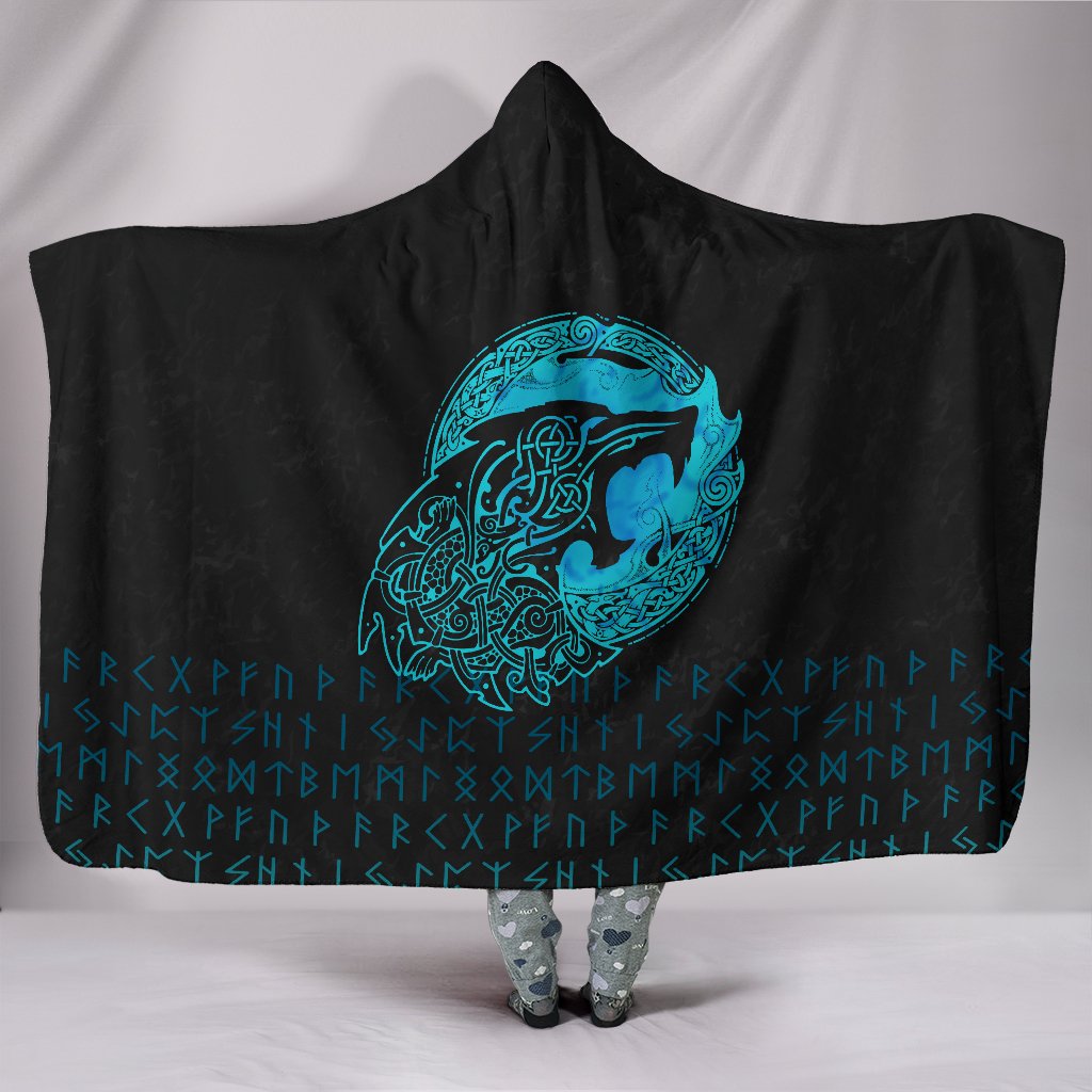 viking-hooded-blanket-fenrir-wolf-cyan