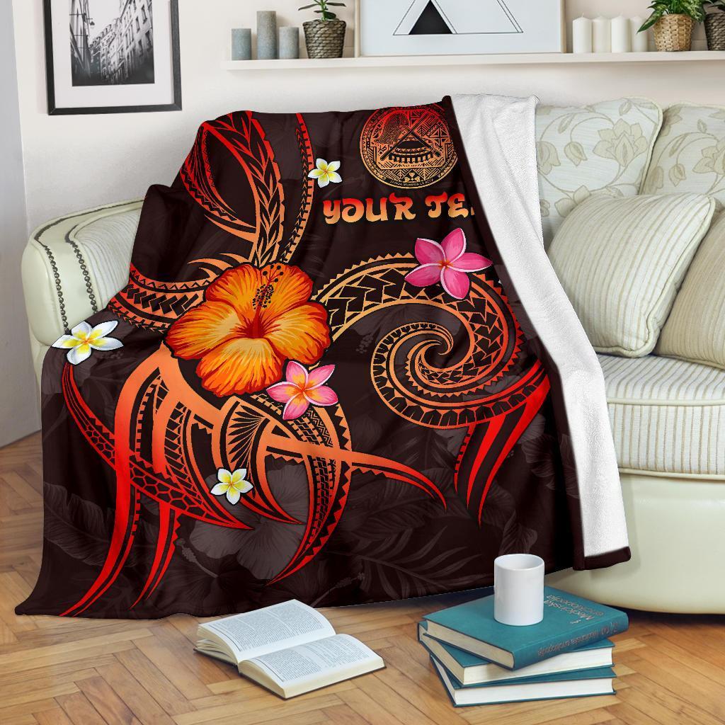american-samoa-polynesian-personalised-premium-blanket-legend-of-american-samoa-red