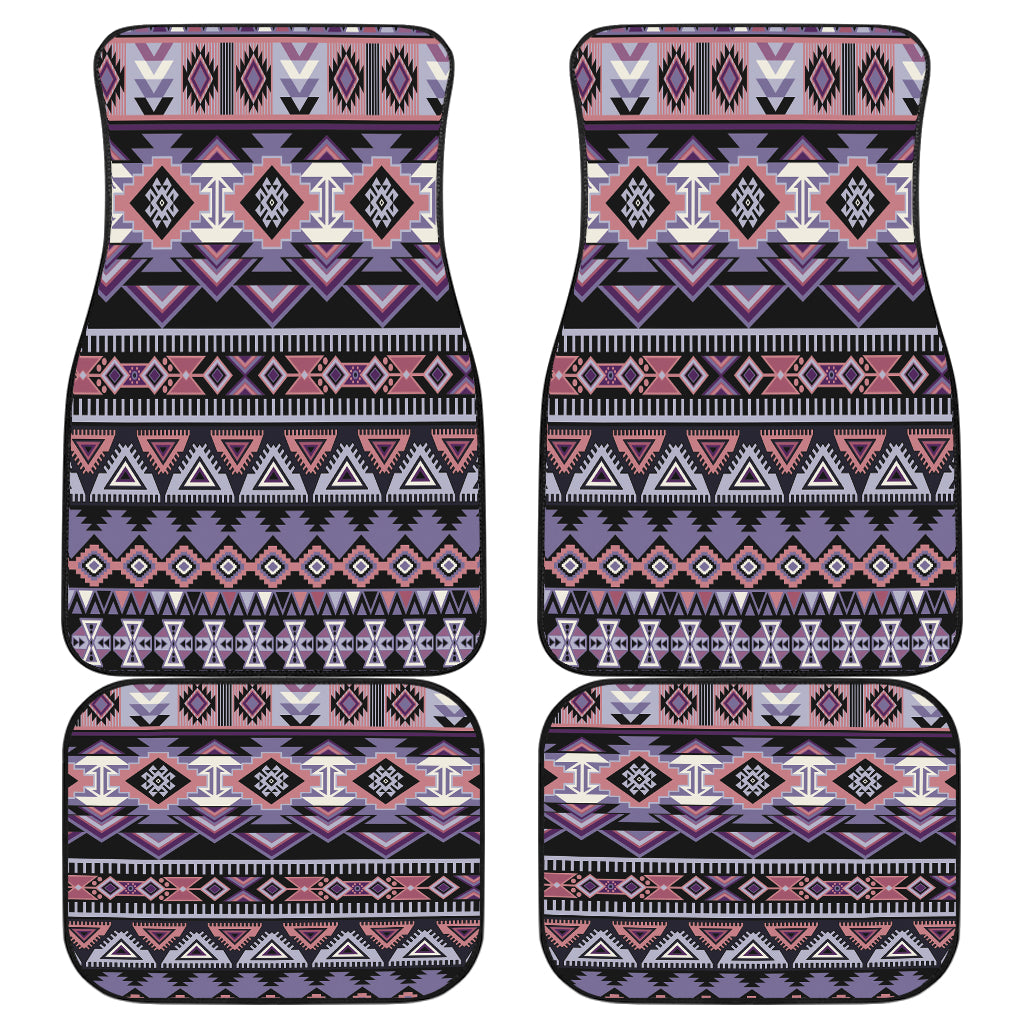 Native American Ethnic Pattern Front and Back Car Mats Set Of 4 LT10 - Wonder Print Shop