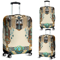 Brown Pattern Breastplate Native American Luggage Covers LT10 - Wonder Print Shop