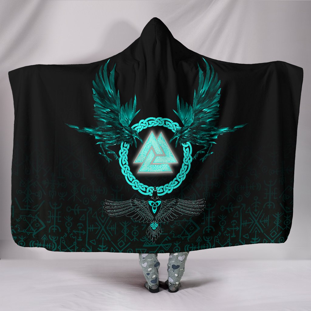 viking-hooded-blanket-three-raven-and-valknut-cyan
