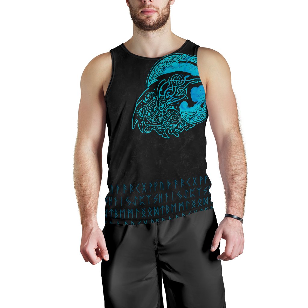 viking-mens-tank-top-fenrir-wolf-cyan