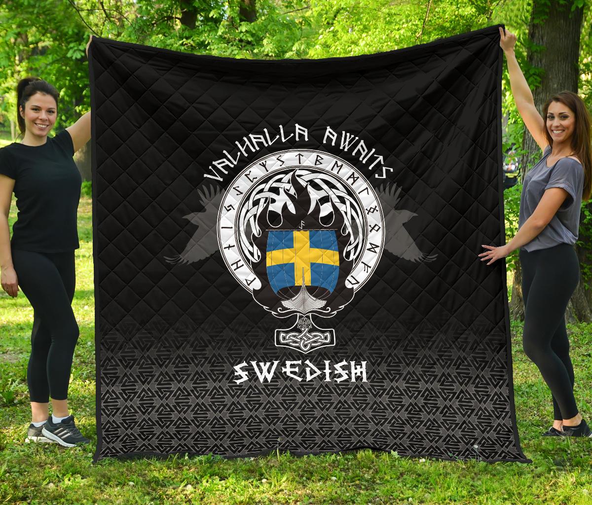 Viking Premium Quilt - Swedish Drakkar RLT12 - Wonder Print Shop
