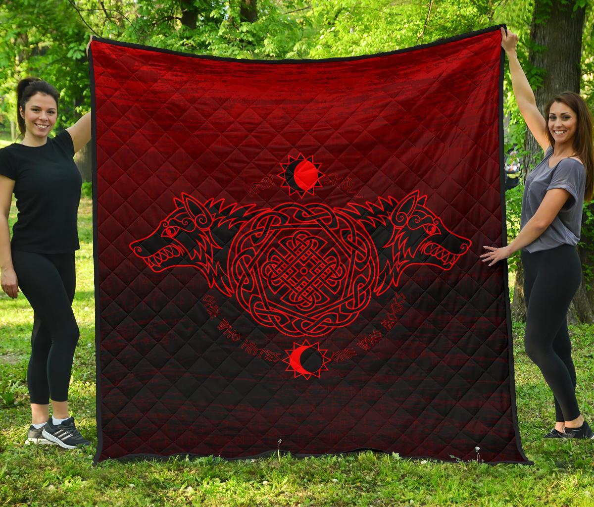 Viking Premium Quilt, Skoll and Hati RLT12 - Wonder Print Shop
