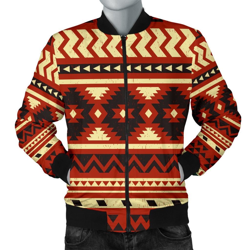 Seamless Ethnic Pattern Men's Bomber Jacket LT10 - Wonder Print Shop