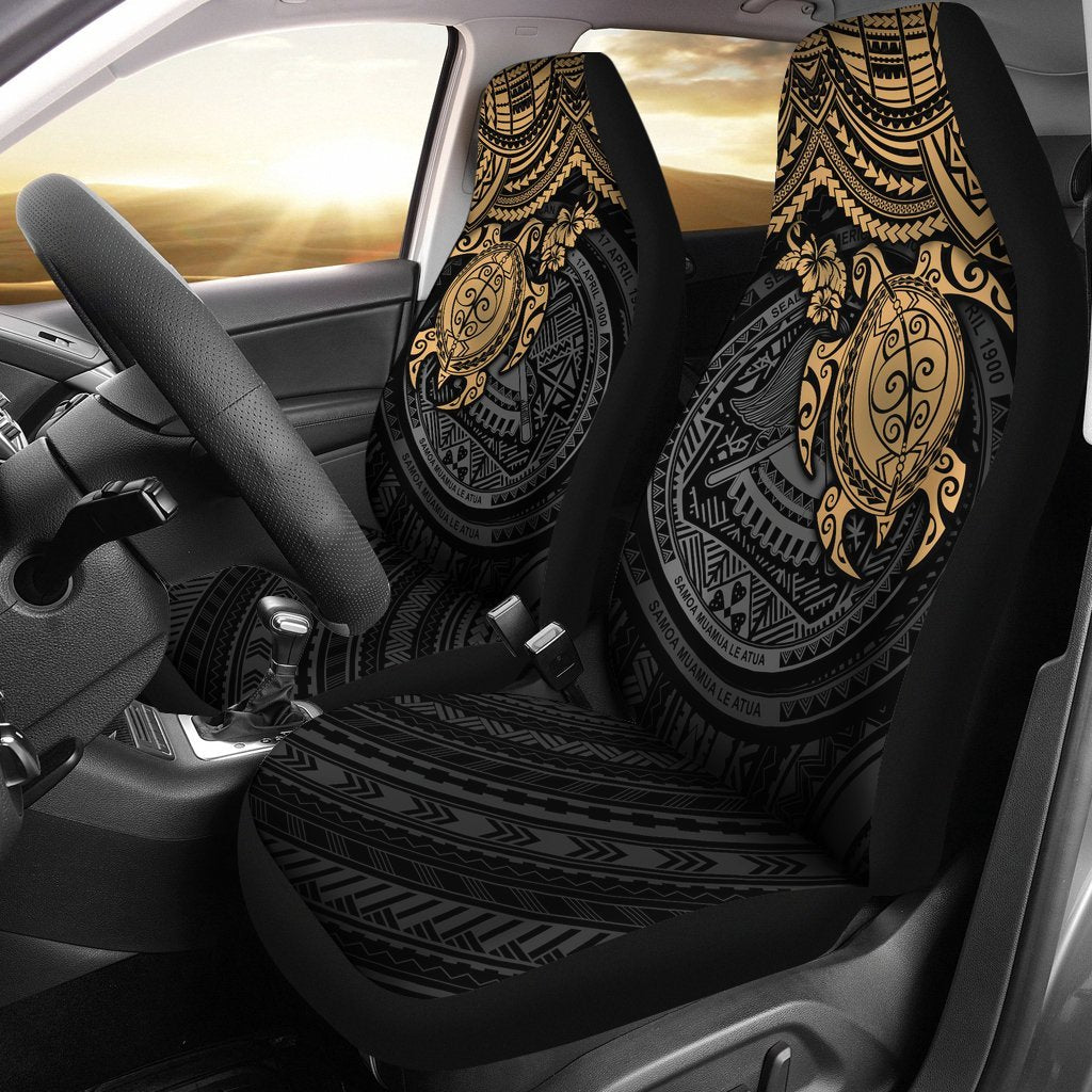 american-samoa-car-seat-covers-american-samoa-seal-gold-turtle-hibiscus