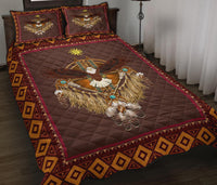Eagle Sun Dreamcatcher Native American Quilt Bed Set LT10 - Wonder Print Shop