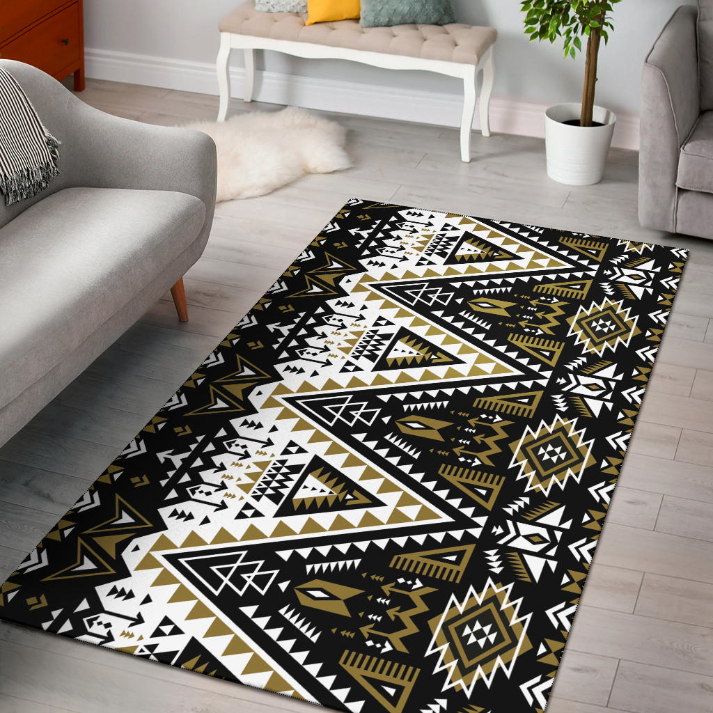 Retro Color Tribal Area Rug LT10 - Wonder Print Shop
