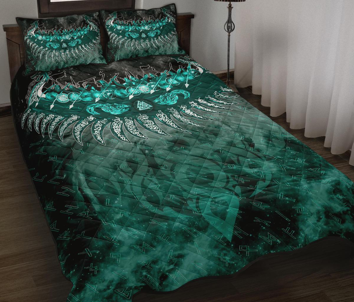 Viking Drakkar Ship Quilt Bed Set RLT12 - Wonder Print Shop