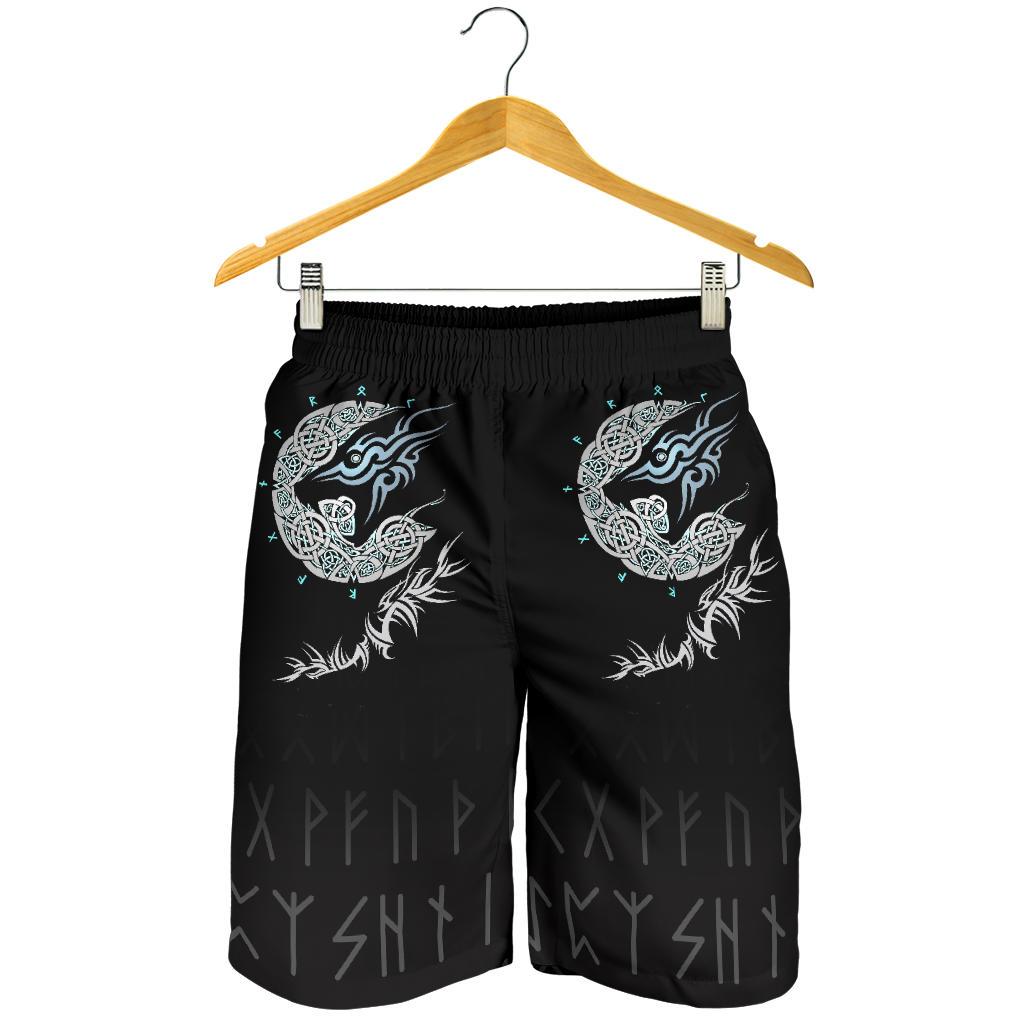 viking-fenrir-wolf-all-over-print-mens-shorts