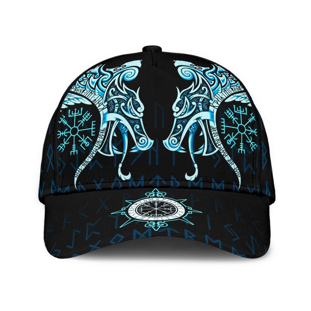 viking-classic-cap-fenrir-raven-and-vegvisir-tattoo-cyan