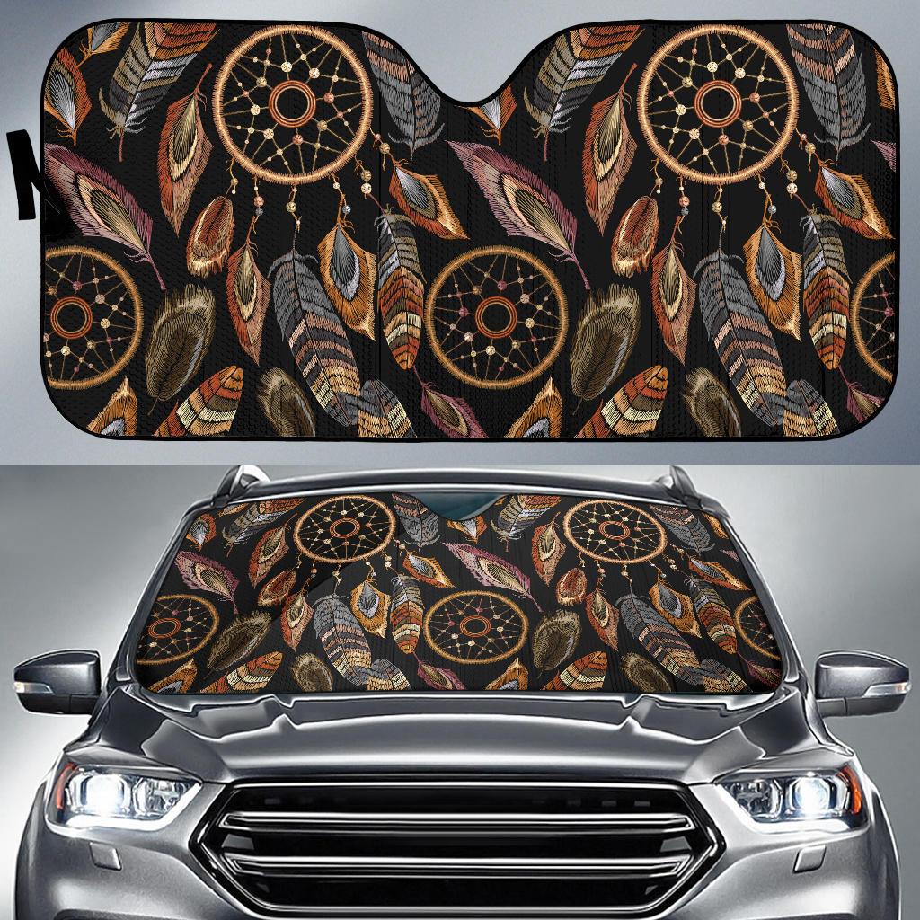 dreamcatcher-feather-native-american-auto-sun-shades