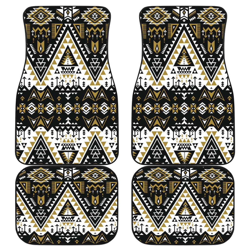 Native American Retro Color Tribal Front and Back Car Mats Set Of 4 LT10 - Wonder Print Shop