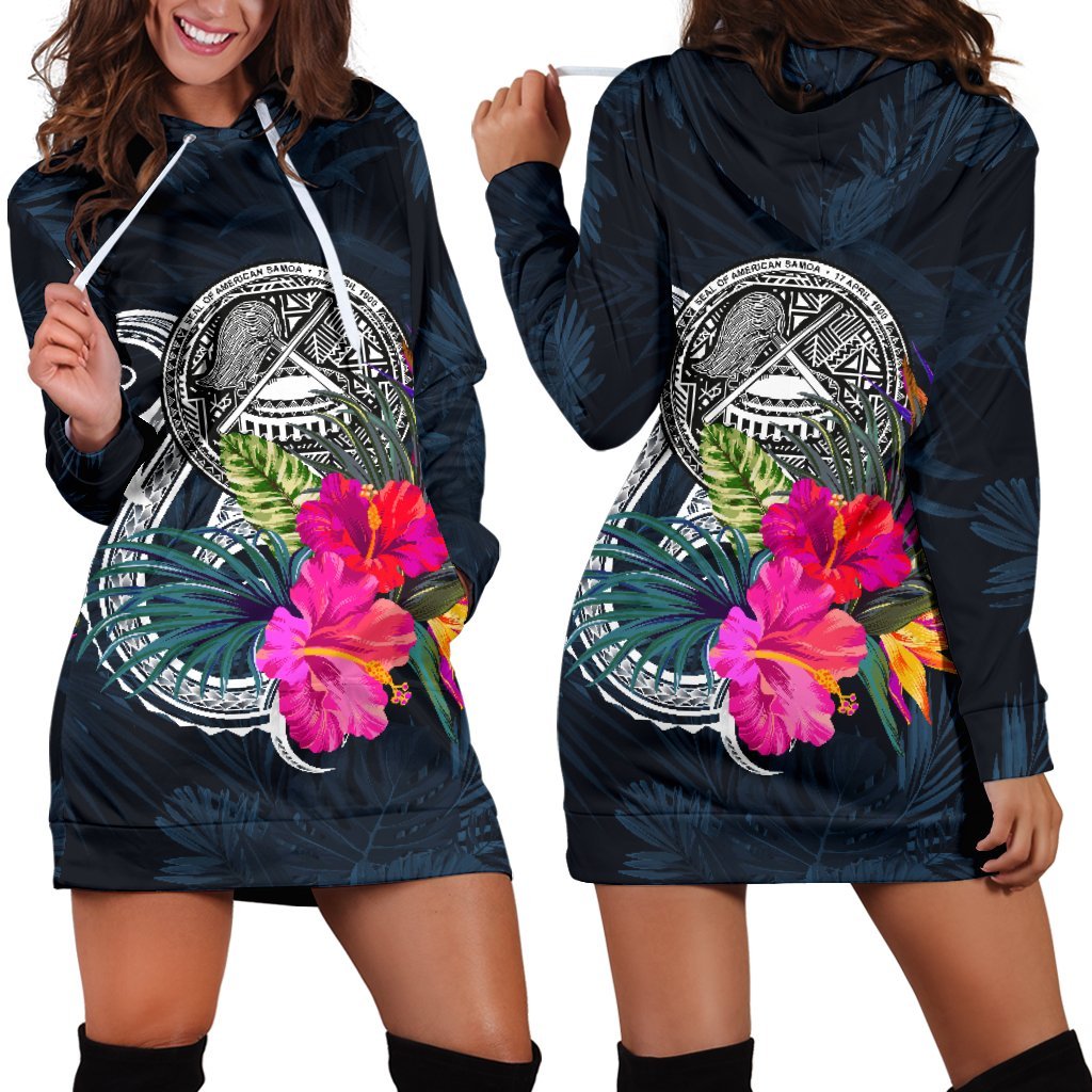 american-samoa-polynesian-womens-hoodie-dress-tropical-flower