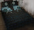 Viking Quilt Bed Set, Fenrir Raven and Vegvisir Tattoo Cyan RLT12 - Wonder Print Shop